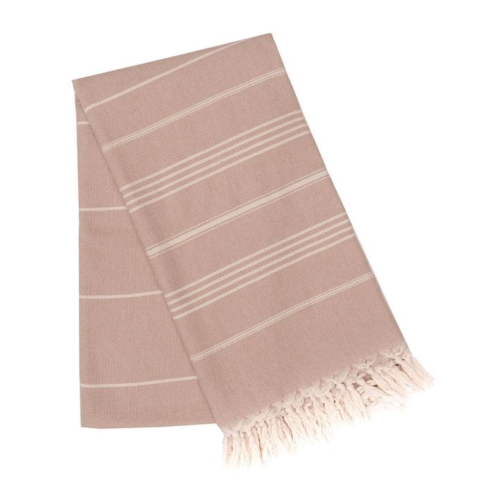 Serviette de plage 100% coton Bio 100x180 - Beige