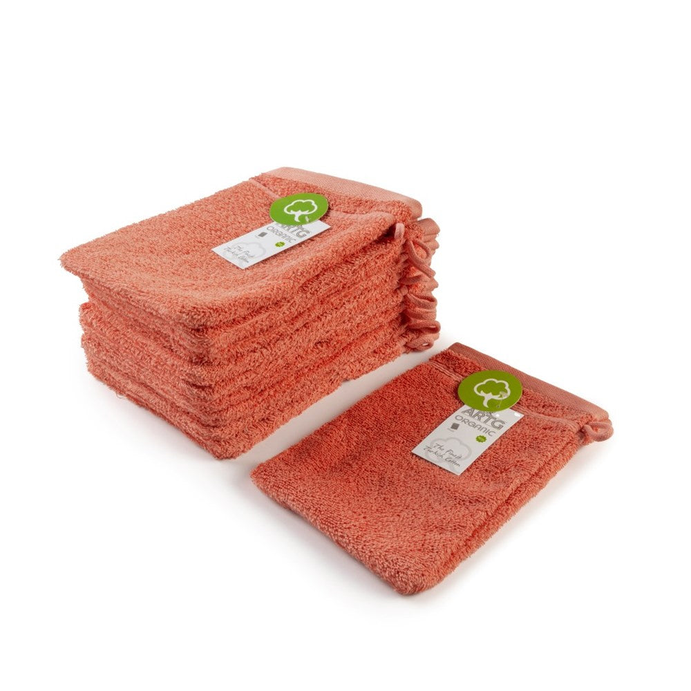 Gant de toilette 100% coton organique 16x22 cm