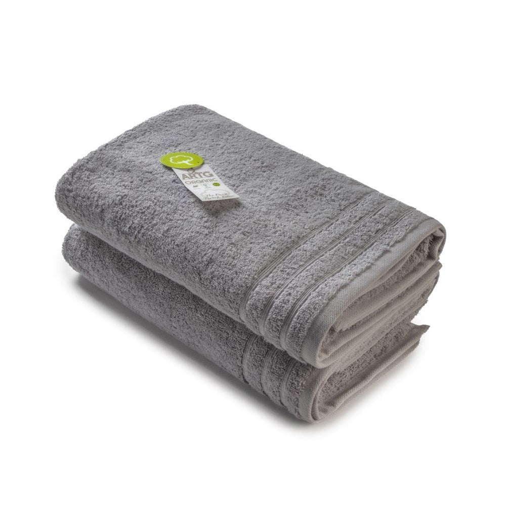 Draps de bain 100% coton organique 70x140 - Gris clair