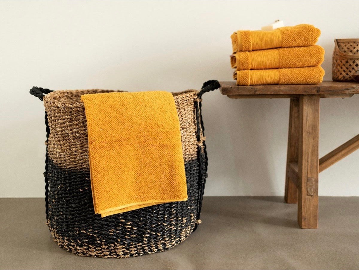 Serviette 100% coton biologique 60x110 - Ocre