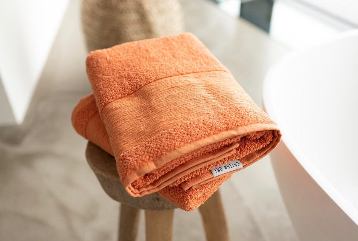 Serviette 100% coton biologique 60x110 - Orange