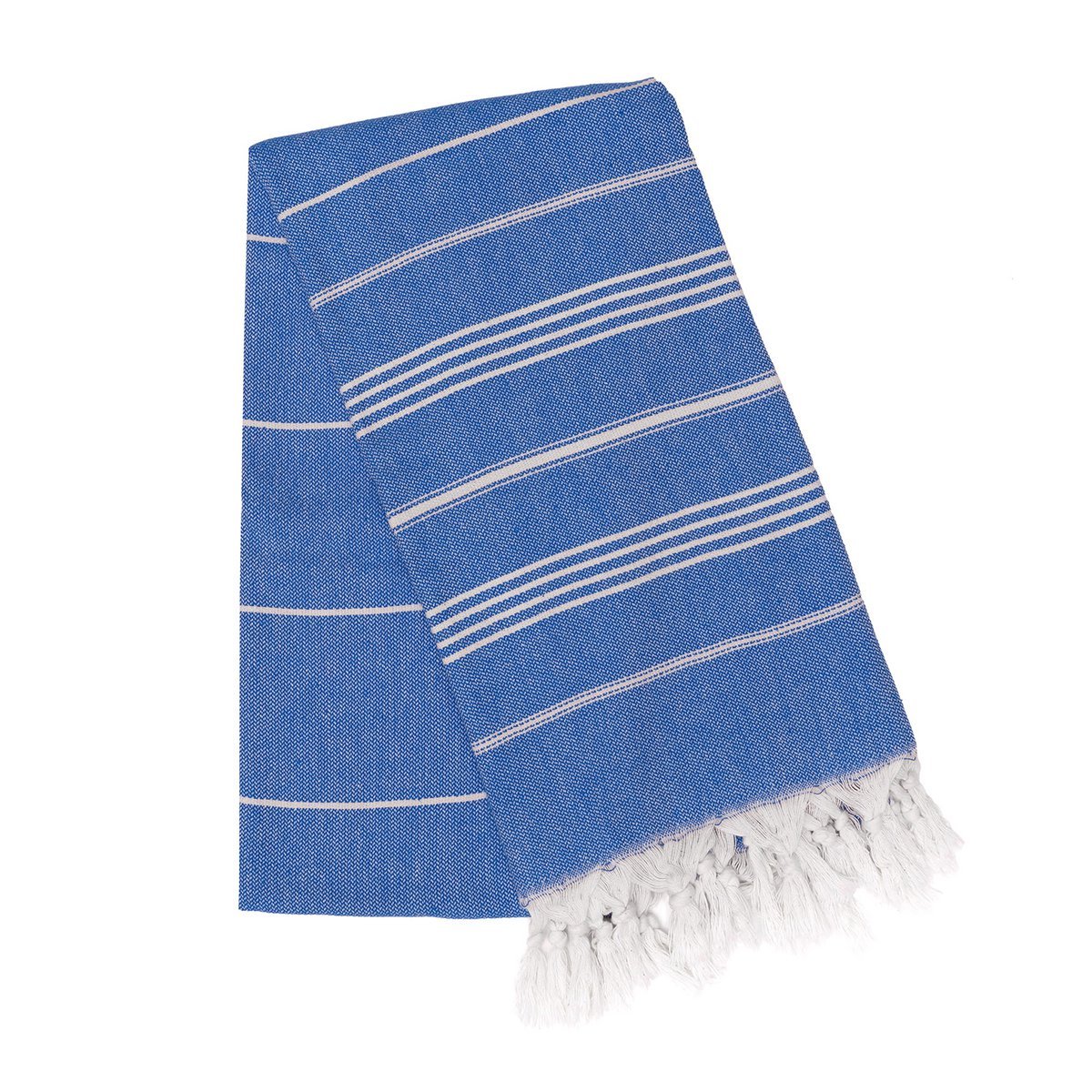 Serviette de plage 100% coton Bio 100x180 - Bleu Roi