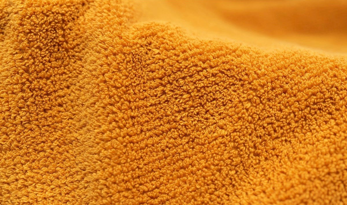 Serviette 100% coton biologique 60x110 - Ocre